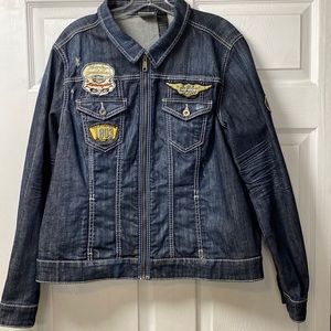 Harley Davidson Authentic Denim Jacket, 2XL, Woman’s